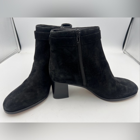 KATE SPADE  NY Madelaine Black Suede Ankle Booties Women’s Size US 8 EU 38.5 NEW - Picture 12 of 12
